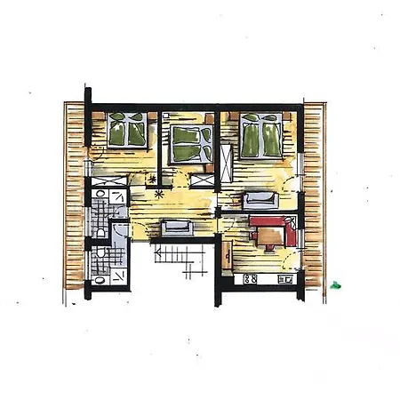 Apartman Rieser - Im Herzen Von - Sonniger Balkon - 3 Schlafzimmer *